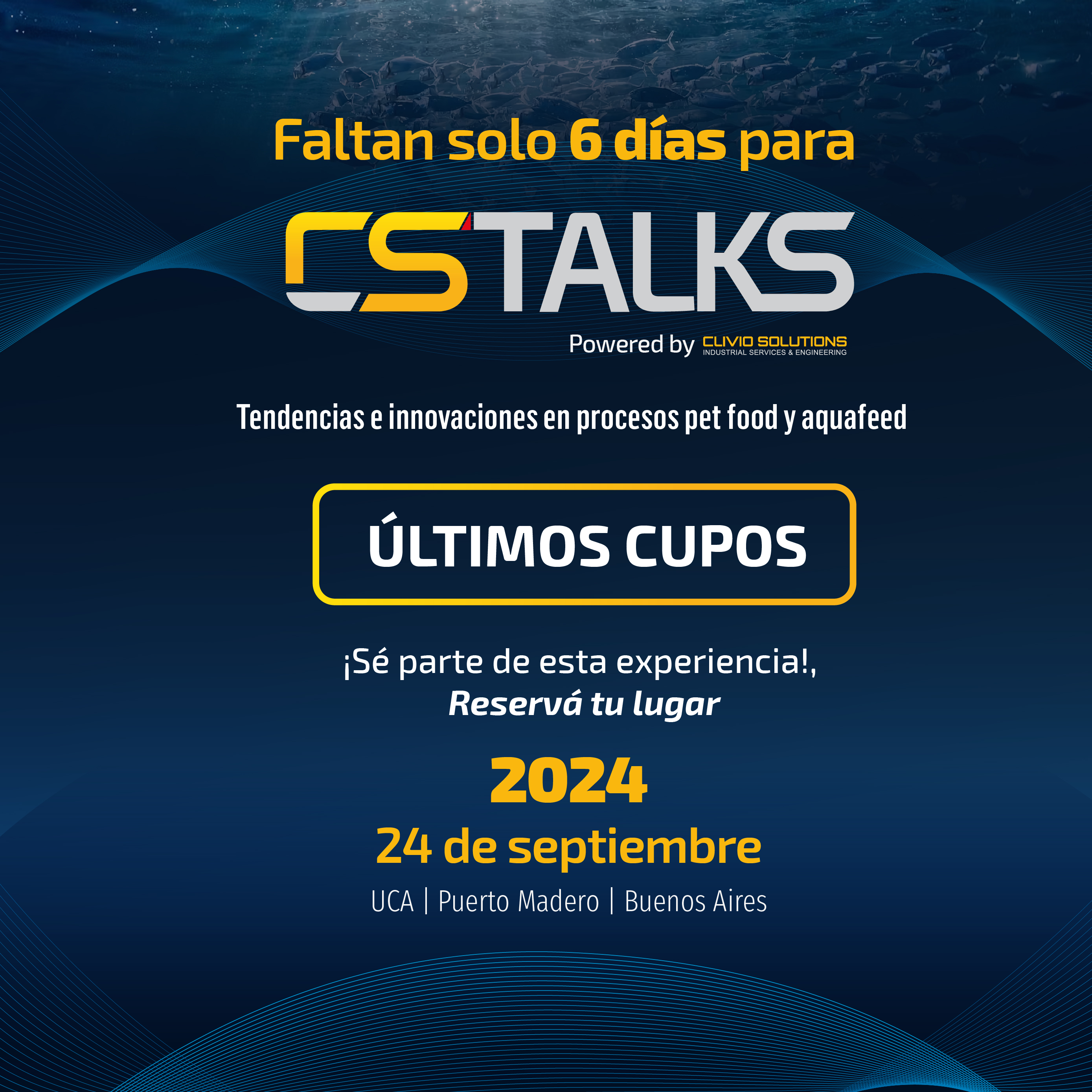 CS Talks: ¡La cuenta regresiva comenzó!